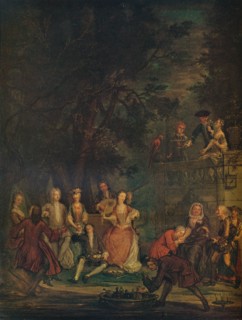 'A Conversation Piece', c1700 (1931). Artist: Marcellus Laroon the Younger.