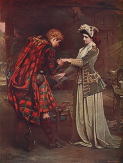 'Prince Charlie's Farewell to Flora MacDonald, 1746' (1905). Artist: Unknown.
