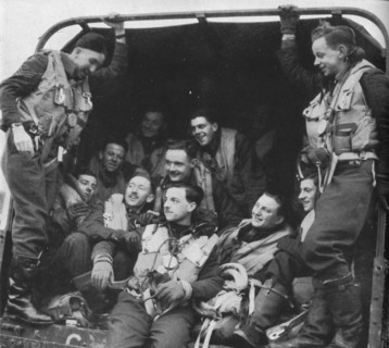 The men and the aircraft, c1940 (1943). Artist: Unknown.