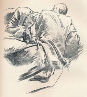 'Study of Drapery', c1916. Artist: John Singer Sargent.
