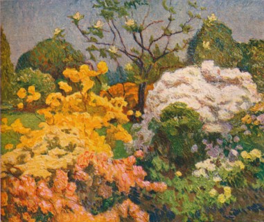 'Azaleas, Kew Gardens', c1914. Artist: Emile Claus.