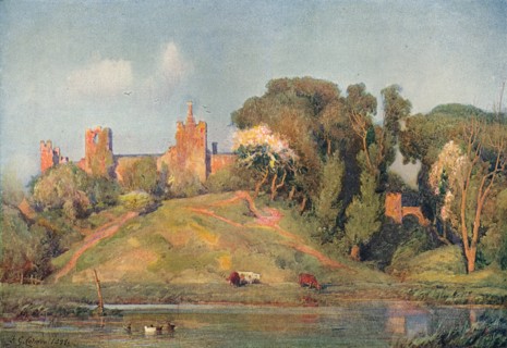 'An Ancient Fort in Suffolk', c1899 Artist: Frederick George Cotman.
