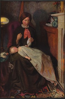 'Waiting: An English Fireside of 1854-1855', 1855.  Artist: Ford Madox Brown.