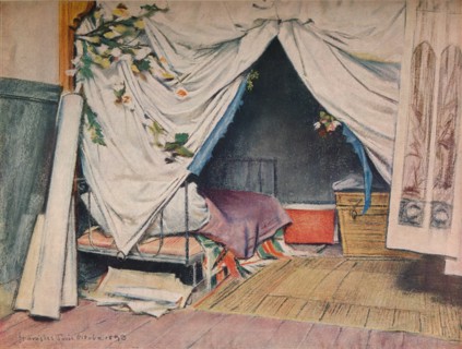 'The Artist's Paris Studio', 1893. Artist: Stanislaw Wyspianski.