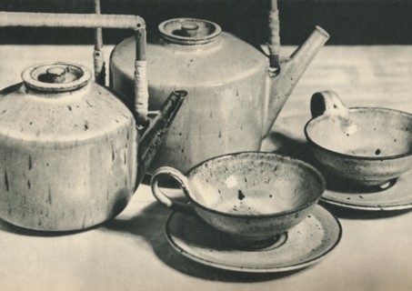 'Part of Tea Service by the Werkstatten der Stadt Halle', 1928. Artist: Unknown.