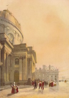 'La Chapelle de l'Institut, Paris', 1839. Artist: Thomas Shotter Boys.