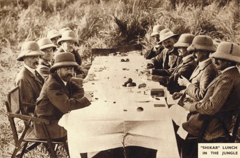 'Shikar' lunch in the jungle, 1911 (1935). Artist: Unknown.