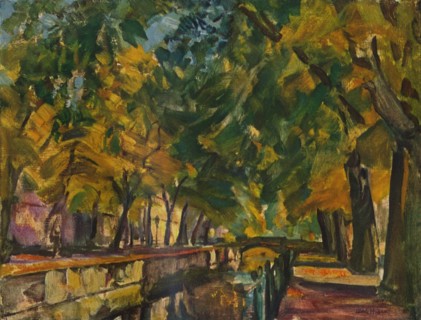 'Canal at Potsdam', c1926. Artist: Ulrich Hubner.
