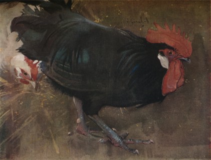 'The Black Cock', c1894. Artist: Joseph Crawhall.