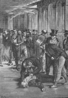 Assassination of Spencer Perceval, 1812 (1906). Artist: Unknown.