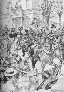 Queen Victoria's last visit to London, March, 1900 (1906). Artist: Unknown.