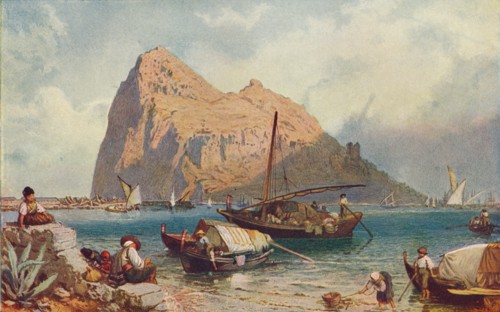 Gibraltar, 1905. Artist: Unknown.