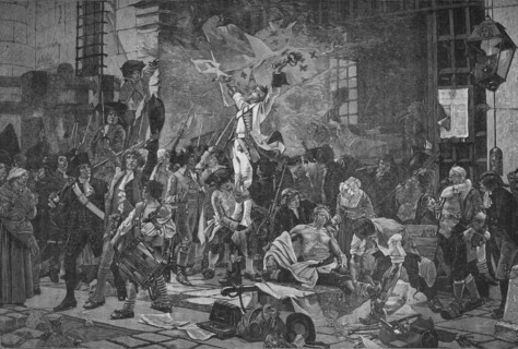 The conquerors of the Bastille, 1789 (1905).  Artist: Unknown.