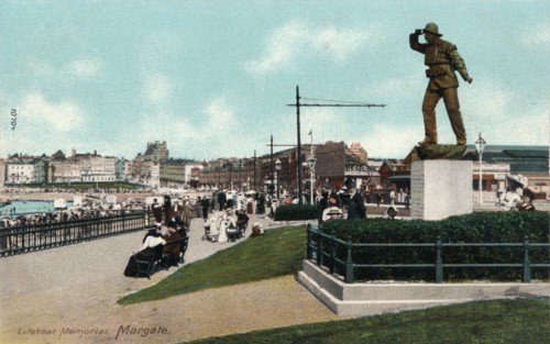 Lifeboat Memorial, Margate, Kent c1905. Artist: Unknown.