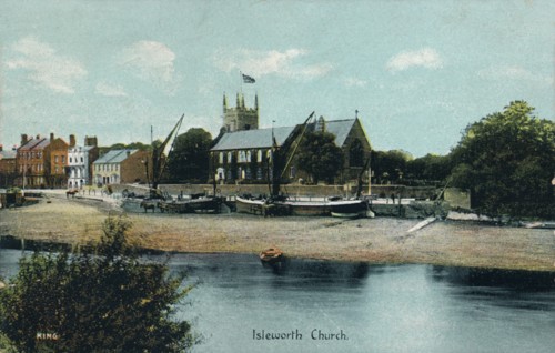 Isleworth Church, London, c1905. Artist: Unknown.