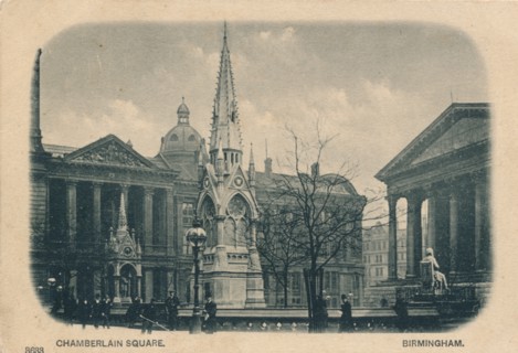 Chamberlain Square, Birmingham, c1905. Artist: Unknown.