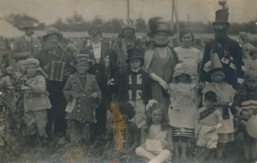 Fancy dress competition, c1900. Artist: Unknown.