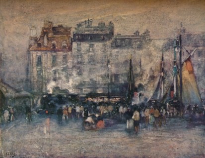 'Le Depart Du Train De Marine', c1907. Artist: Eugene Louis Gillot.