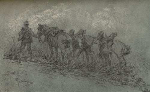 Chalk study by Vittorio Guaccimanni, c1900. Artist: Vittorio Guaccimanni.