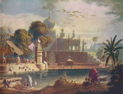 'View of the Temples and Mosques of Sassur, near Poona, in the Deccan', 1908. Artist: Unknown.