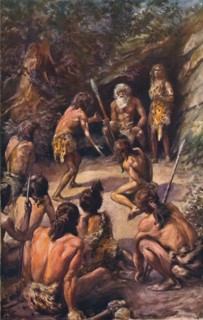 Primitive justice: an appeal to the head of the tribe, 1907. Artist: Unknown.