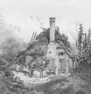 'On Merrow Common, Surrey', 1797. Artist: John Thomas Smith.