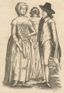 'Dress Reign of Charles I, and Interregnum', 1810. Artist: Unknown.