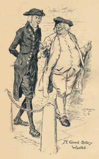 'A Good Story Wasted', c1900. Artist: Charles Edmund Brock.