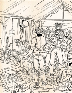 'La Panacee au Capitaine Hauteroche', c1900. Artist: Eugene Courboin.