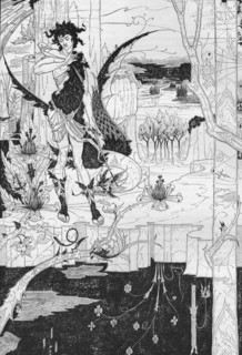 'Siegfried, Act II', c1893. Artist: Aubrey Beardsley.