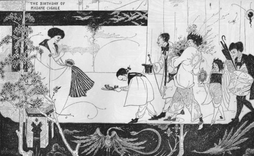 'The Birthday of Madame Cigale', c1893. Artist: Aubrey Beardsley.