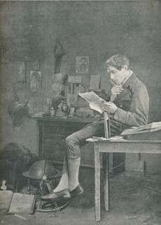 'The Student', c1877. Artist: Adam Diston.