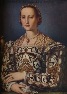 'Eleonora di Toledo,' c1559. Artist: Agnolo Bronzino.