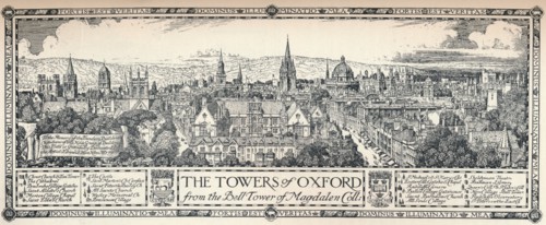 'The Towers of Oxford', 1905. Artist: Edmund Hort New.