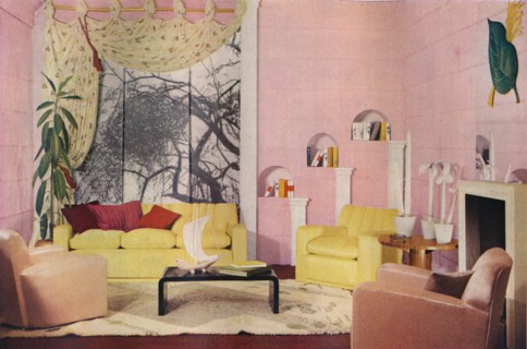 'The sitting room of 1937', 1937. Artist: Unknown.