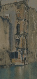 'The Old Marble Hall, Venice', c1904. Artist: Thomas Robert Way.