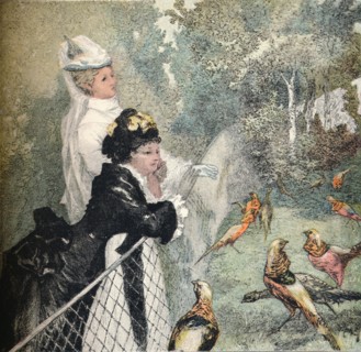 'Le Jardin D'Acclimatation', c1895. Artist: Felix Bracquemond.