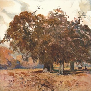 'Landscape', c1904. Artist: Albert Henry Fullwood.