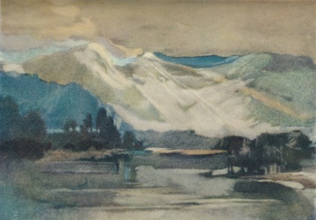 'On The Shuswap Lake', c1911. Artist: Charles John Collings.
