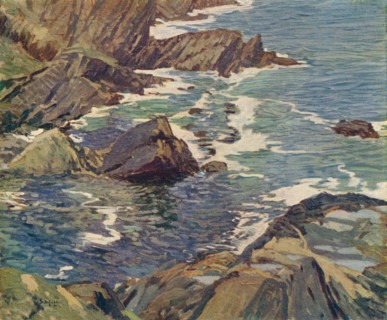 'A Cornish Cove', c1912. Artist: Elmer Schofield.