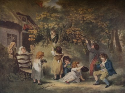 'Children Nutting', c1783. Artist: Edward Dayes.