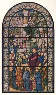 'Christ's Entry Into Jerusalem, Window in the Church of St. Peter, Vere Street, London', c1883. Artist: Sir Edward Coley Burne-Jones.