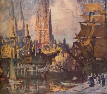 'The Last of the Indomitable', c1908. Artist: James Paterson.