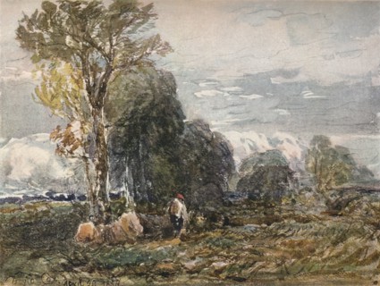 'The Woodcutter', 1858. Artist: David Cox the elder.