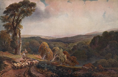 'Near Lowther Castle', c1818. Creator: Peter de Wint.