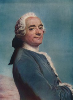 'Self-portrait with Lace Jabot', c1750. Artist: Maurice-Quentin de La Tour.