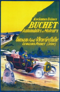 Advertisement for Buchet cars, c1910s. Artist: Unknown.