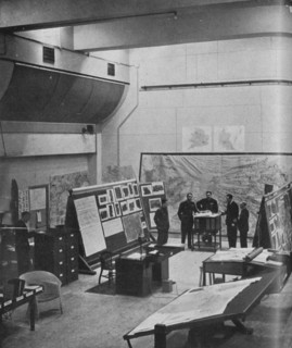 RAF Bomber Command operations room, 1941. Artist: Unknown.