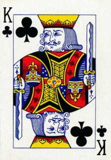 King of Clubs from a deck of Goodall & Son Ltd. playing cards, c1940. Artist: Unknown.