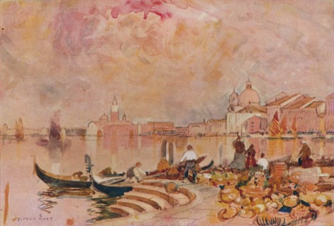 'Evening Glow, Venice', c1895. Artist: Alfred Edward East.